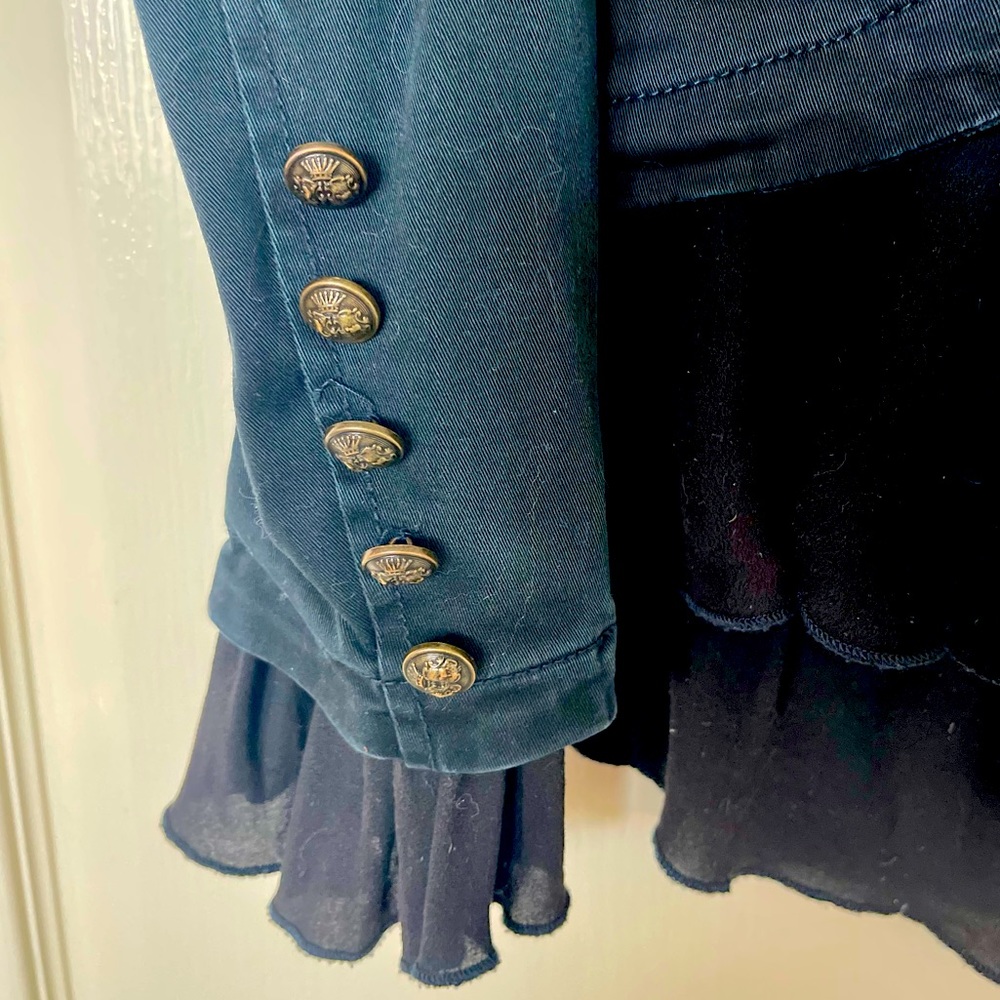 Free people romantic vintage peplum jacket xs - Picture 2 of 4